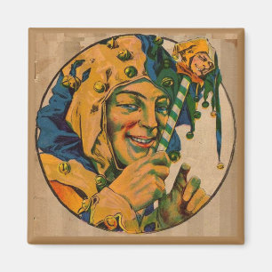 jester from the 1920s magnet