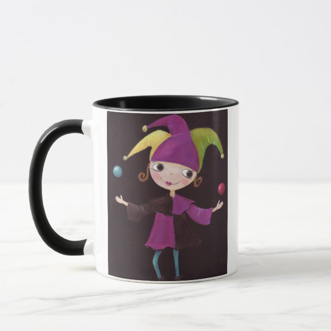 Jester Girl Mug (Left)
