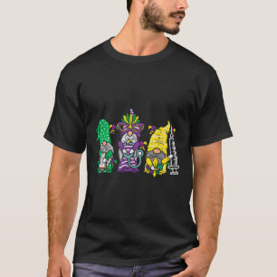 Jester Gnomes Nurse Mardi Gras Women Rn Icu Nicu E T-Shirt