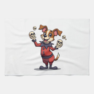 Jester Jack Russell Tea Towel
