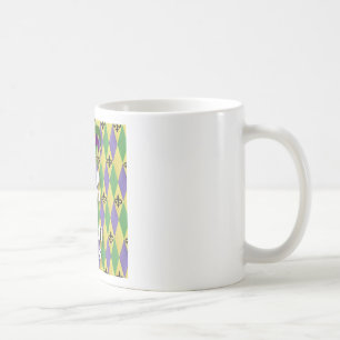 Jester Mask Keep Calm and Mardi Gras Coffee Mug