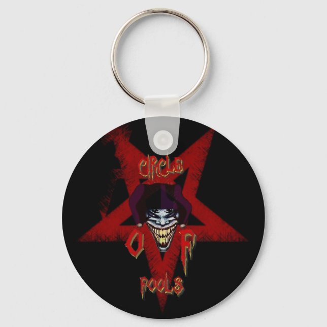 Jester Pentagram keychain (Front)