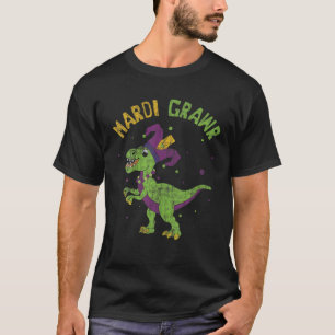 Jester Raptor Roar Dinosaur Festival Parade Beads T-Shirt