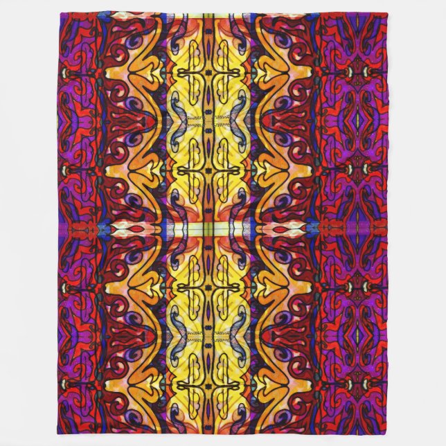 Jester’s Hat Fleece Blanket (Front)