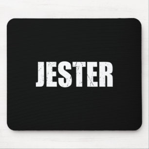 Jester T Shirt Halloween Costume Funny Retro Distr Mouse Pad