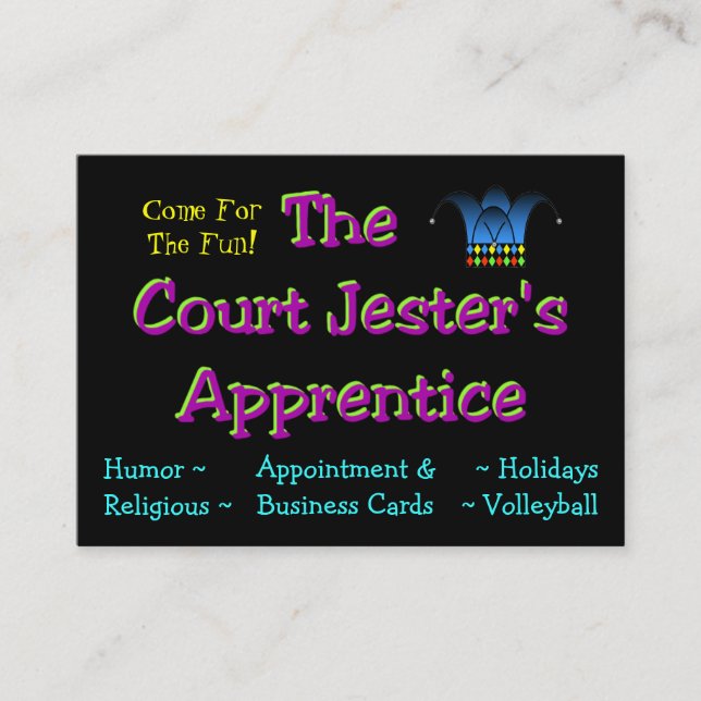 Jester's Calling Card (Front)