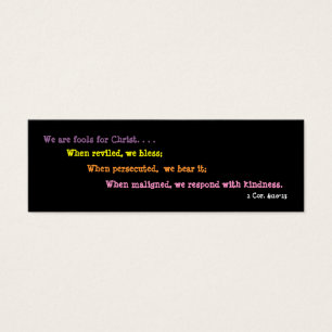 Jesters For Christ Bookmark (2 sided)