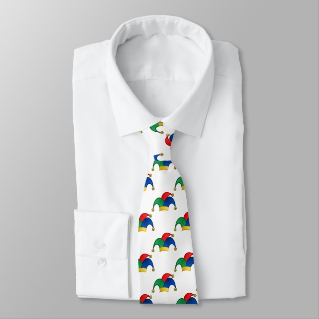Jesters Hat April Fool's Day Tie (Tied)