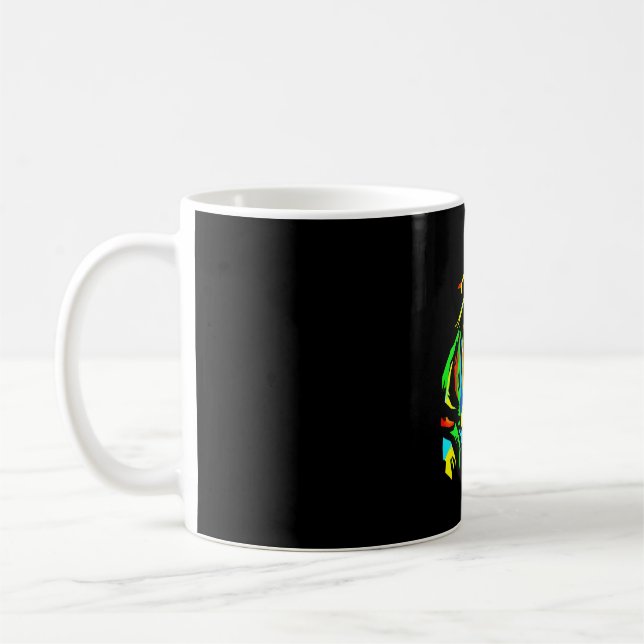Jesucristo Pop Art Jesus Christ Face Catholic Coffee Mug (Left)