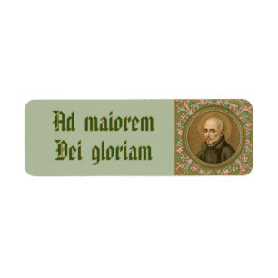 Jesuit Motto by St Ignatius Loyola (BK 50; Latin) Return Address Label