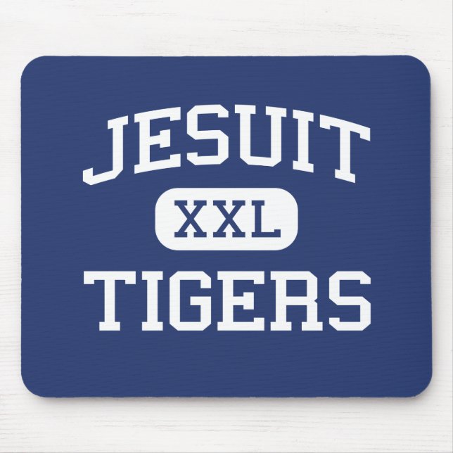 Jesuit - Tigers - High School - Tampa Florida Mouse Pad (Front)