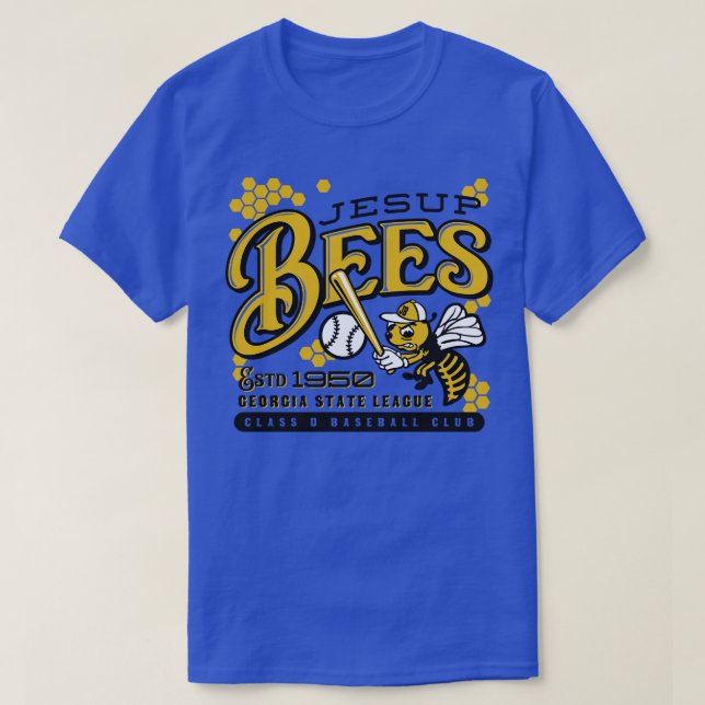 Jesup Bees Baseball T-Shirt (Design Front)
