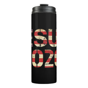 Jesus 2020 Christian Election Year President God B Thermal Tumbler