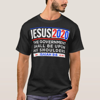 Jesus 2020 Patriotic Christian Vote Election Sign  T-Shirt