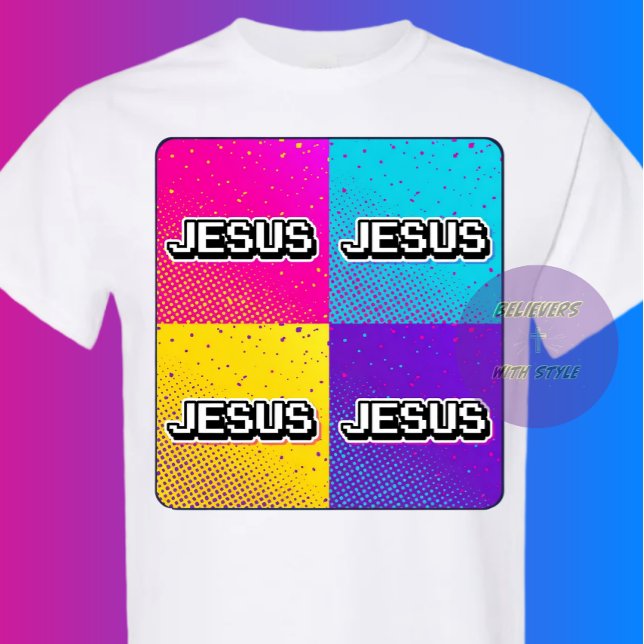 JESUS - 4 Square  T-Shirt (Creator Uploaded)