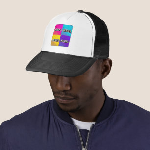 JESUS - 4 Square  Trucker Hat