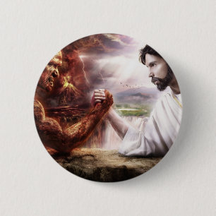 Jesus 6 Cm Round Badge