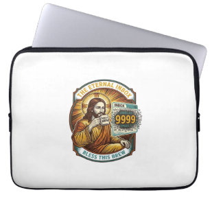 Jesus 9999 Unread Emails Inbox Zero Office Humor_1 Laptop Sleeve