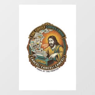 Jesus Accidental 100 Colour Copies Printer Mistake