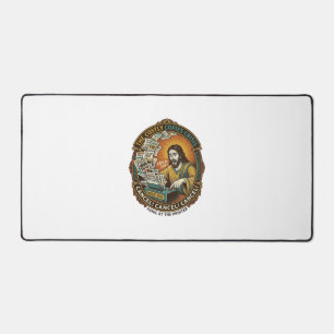Jesus Accidental 100 Colour Copies Printer Mistake Desk Mat