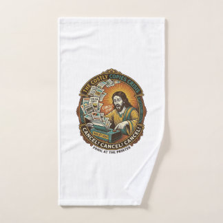 Jesus Accidental 100 Colour Copies Printer Mistake Hand Towel