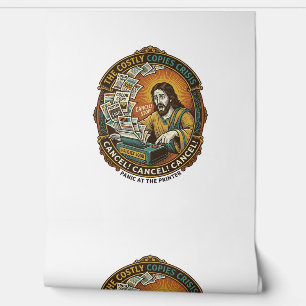 Jesus Accidental 100 Colour Copies Printer Mistake Wallpaper