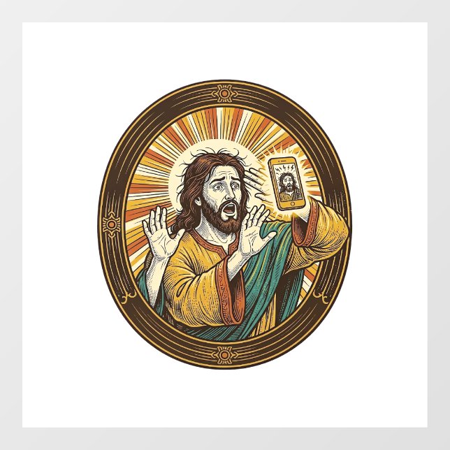 Jesus Accidental Front Camera Double Chin Selfie E (Sheet)