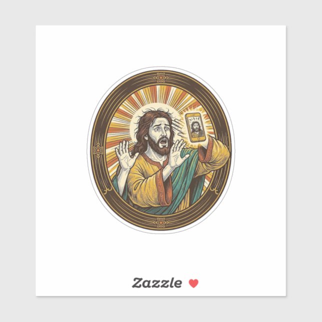 Jesus Accidental Front Camera Double Chin Selfie E (Sheet)