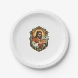 Jesus Accidental Video Call Dial Social Media Pani Paper Plate
