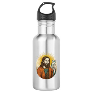 Jesus Accidental Video Instead Of Photo Camera Fai 532 Ml Water Bottle