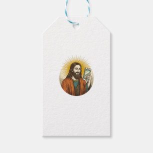 Jesus Accidental Video Instead Of Photo Camera Fai Gift Tags