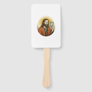 Jesus Accidental Video Instead Of Photo Camera Fai Hand Fan