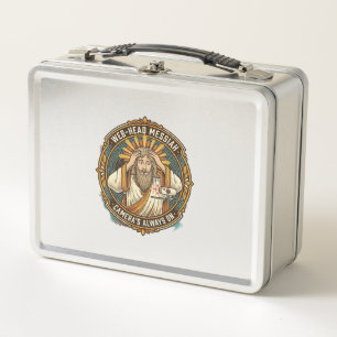 Jesus Accidental Video On Bedhead Morning Meeting Metal Lunch Box