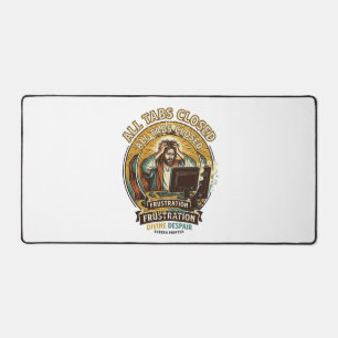 Jesus Accidentally Closed All Browser Tabs Panic T Desk Mat
