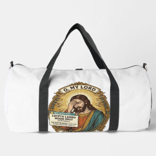 Jesus Added Spam Crypto Group Chat Annoyance Humou Duffle Bag