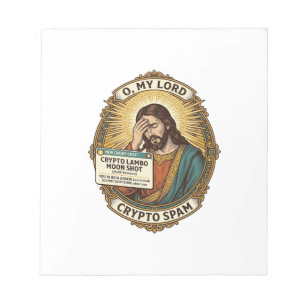 Jesus Added Spam Crypto Group Chat Annoyance Humou Notepad