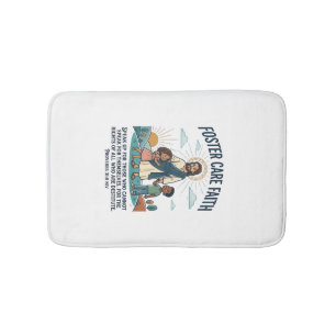 Jesus Adoption Foster Care Graphic Tee Christian A Bath Mat