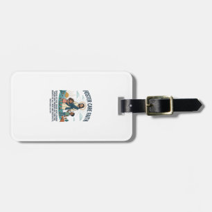 Jesus Adoption Foster Care Graphic Tee Christian A Luggage Tag