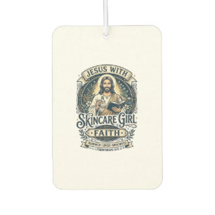 Jesus Aesthetician Skincare Vintage Shirt Christia Car Air Freshener