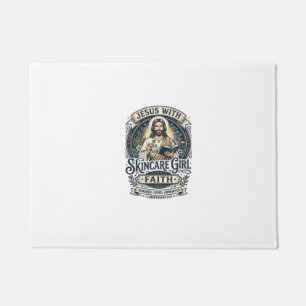 Jesus Aesthetician Skincare Vintage Shirt Christia Doormat