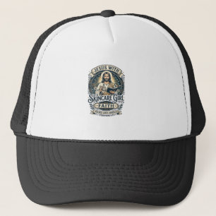 Jesus Aesthetician Skincare Vintage Shirt Christia Trucker Hat