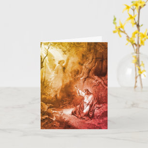 Jesus Agony In The Garden Art Note Card