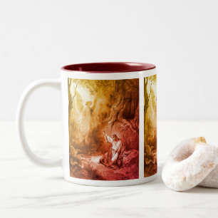 Jesus Agony In The Garden Religious Art Two-Tone Coffee Mug