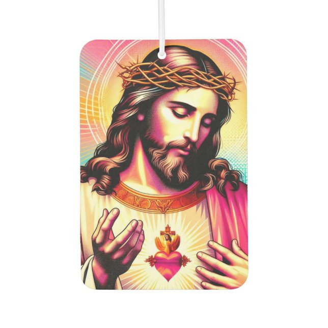 Jesus Air Freshener! Car Air Freshener (Front)