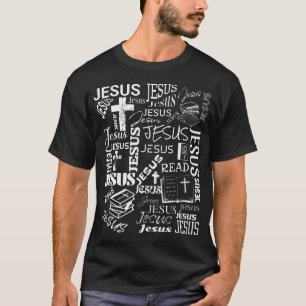 Jesus All Over Bible (Read For God So Loved The Wo T-Shirt