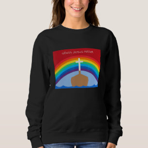 Jesus alone saves - Christian rainbow motif Sweatshirt