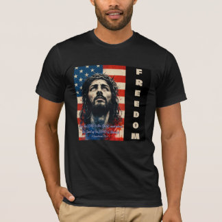 Jesus American Flag T-Shirt | 2 Corinthians 13:7 |