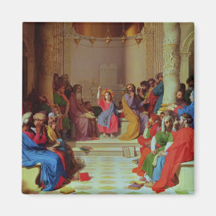 Jesus Among the Doctors, 1862 Magnet