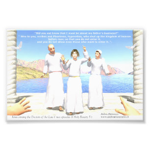 Jesus among the Doctors of the Law (two episodes) Photo Print