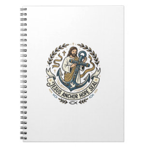 Jesus Anchor Hope Seal Jesus Anchor Hope Seal Chri Notebook